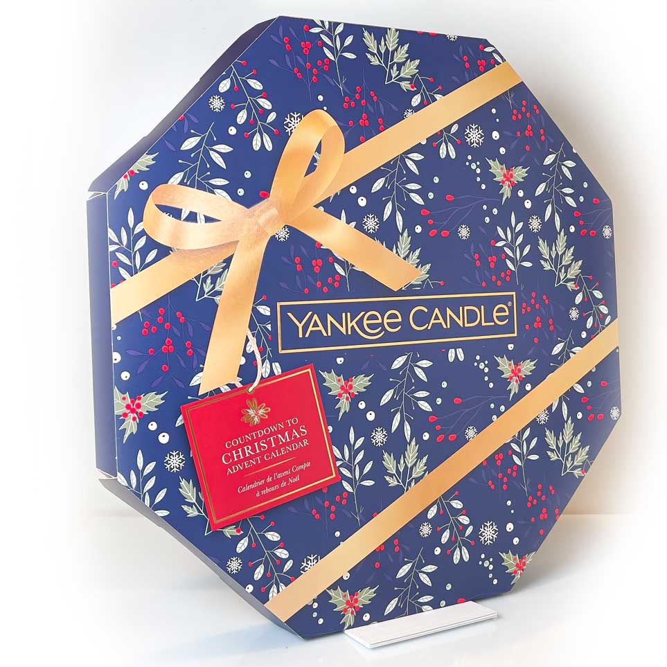 Collezione Countdown to Christmas Yankee Candle Calendario Dell’Avvento Albero Confezione regalo con candele profumate natalizie